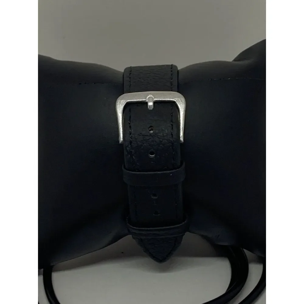 Fossil Venture HR Gen 4 FTW6016 Women's Black Leather Digital Dial Smart Watch